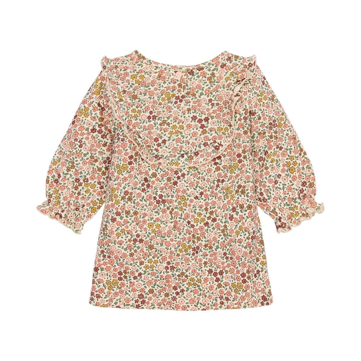 Vestito a Maniche Lunghe Little Dutch Safari Flowers | Abito invernale a fantasia