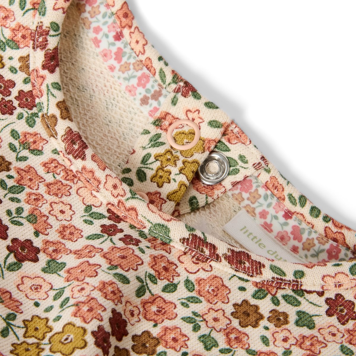 Vestito a Maniche Lunghe Little Dutch Safari Flowers | Abito invernale a fantasia