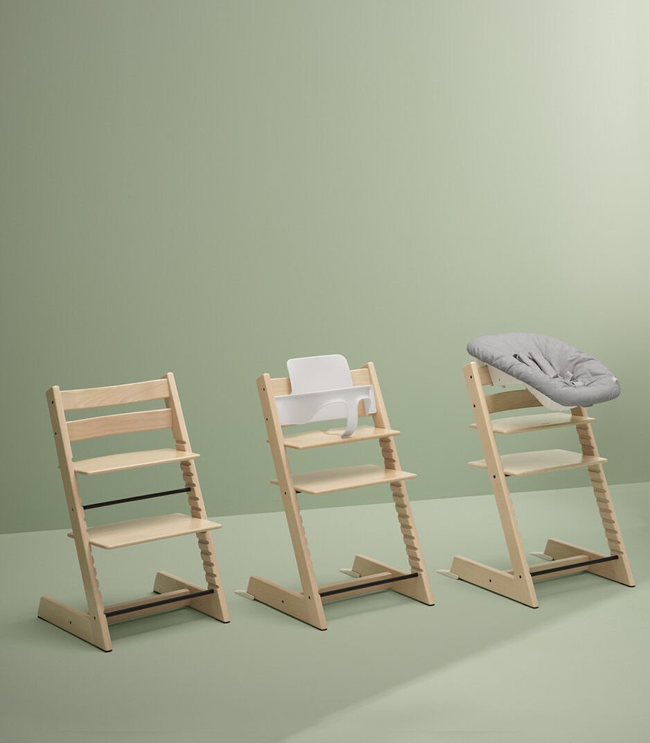 Stokke Tripp Trapp® Chaise Haute Évolutive en Bois – De la naissance à l'âge adulte – Mondo Infanzia