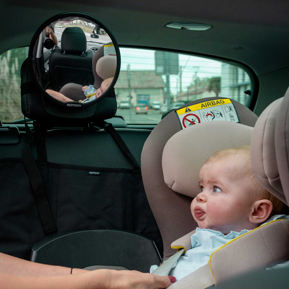 Specchietto Ezimoov EZI MIRROR ROUND – Controllo visivo sicuro del bambino in auto