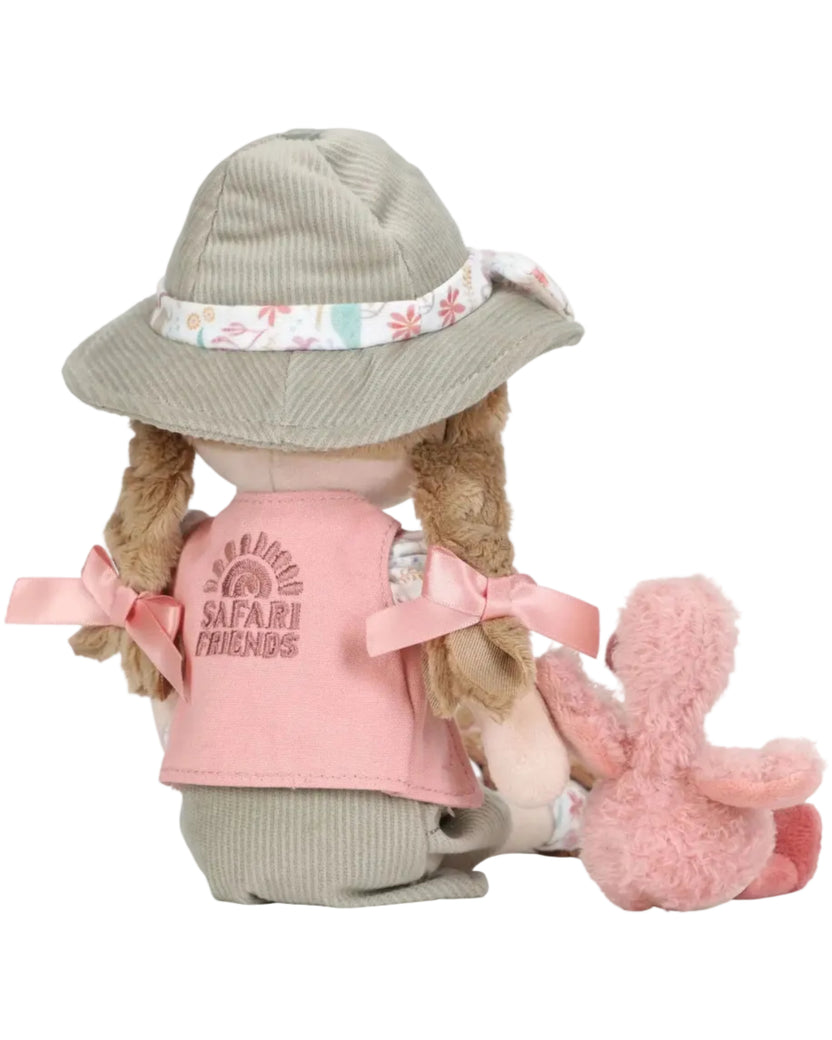 Bambola Morbida Safari Rosa Little Dutch 35 cm