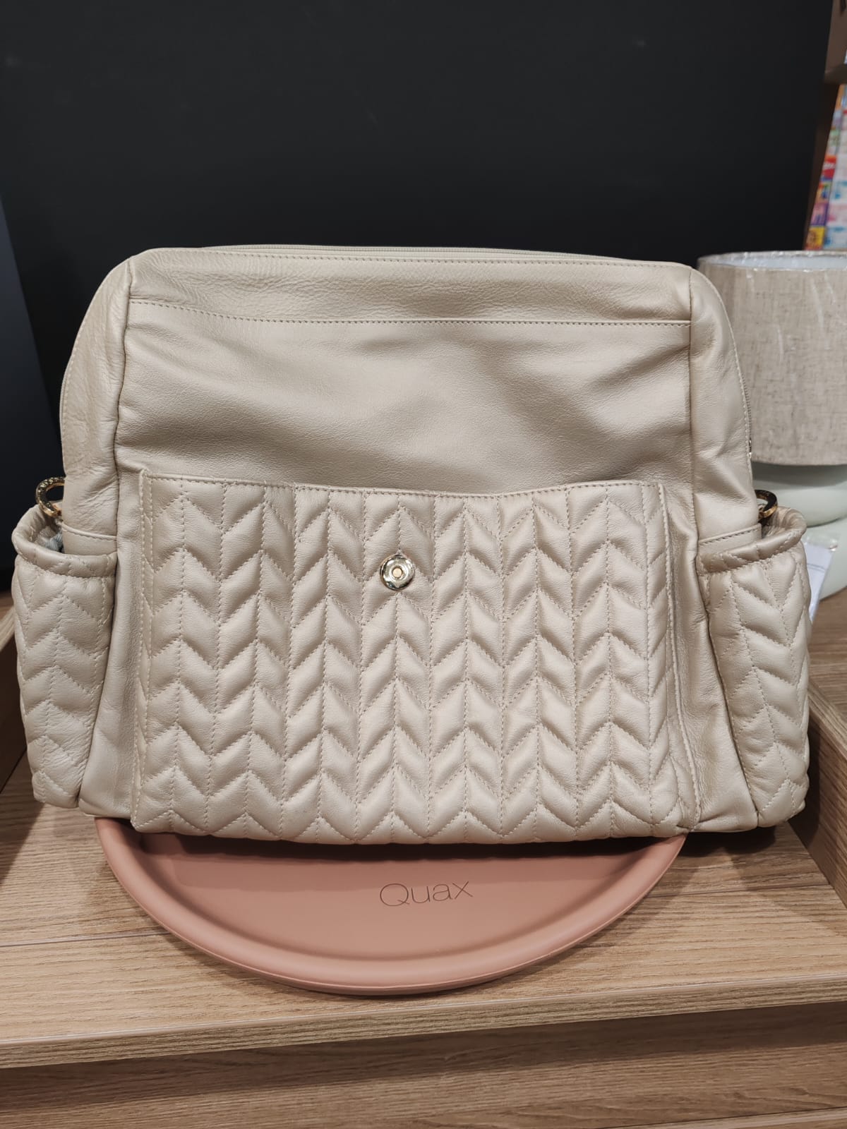 Zaino a tracolla in vera pelle mamma Love Bag Oro – Ultimo Pezzo