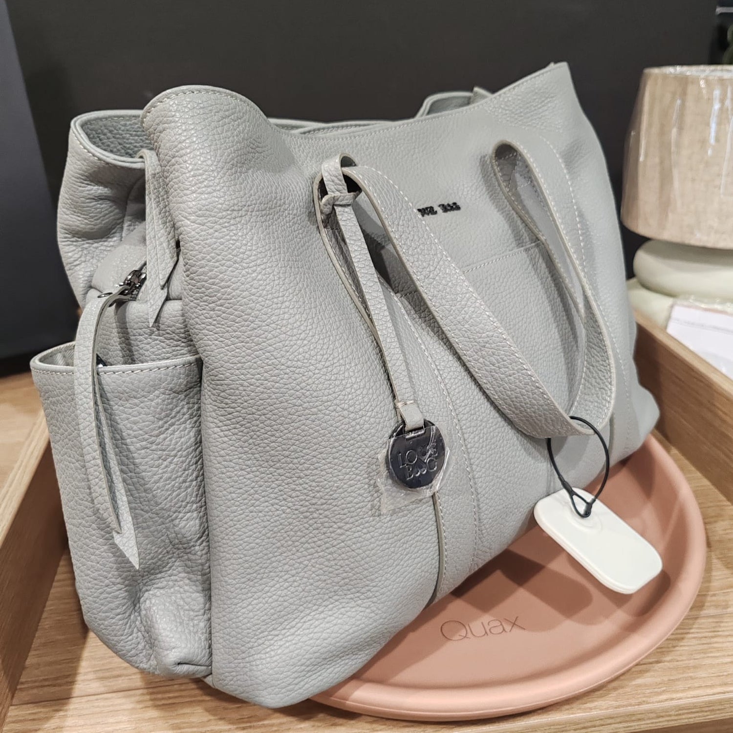 Borsa mamma in vera pelle Love Bag Argento – Ultimo Pezzo