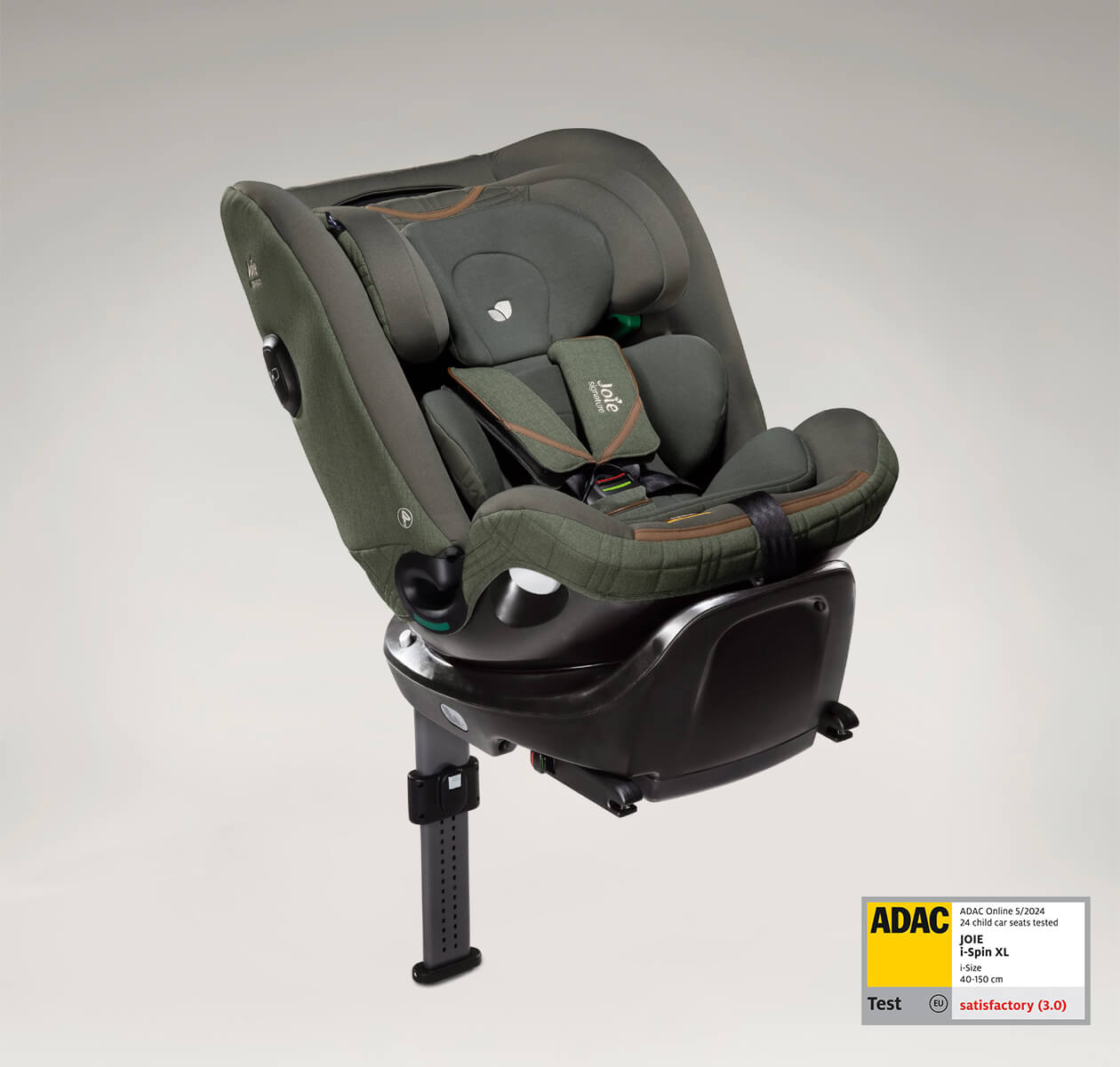 Seggiolino Auto Joie i-Spin™ XL – Girevole i-Size, comfort evolutivo e sicurezza prolungata
