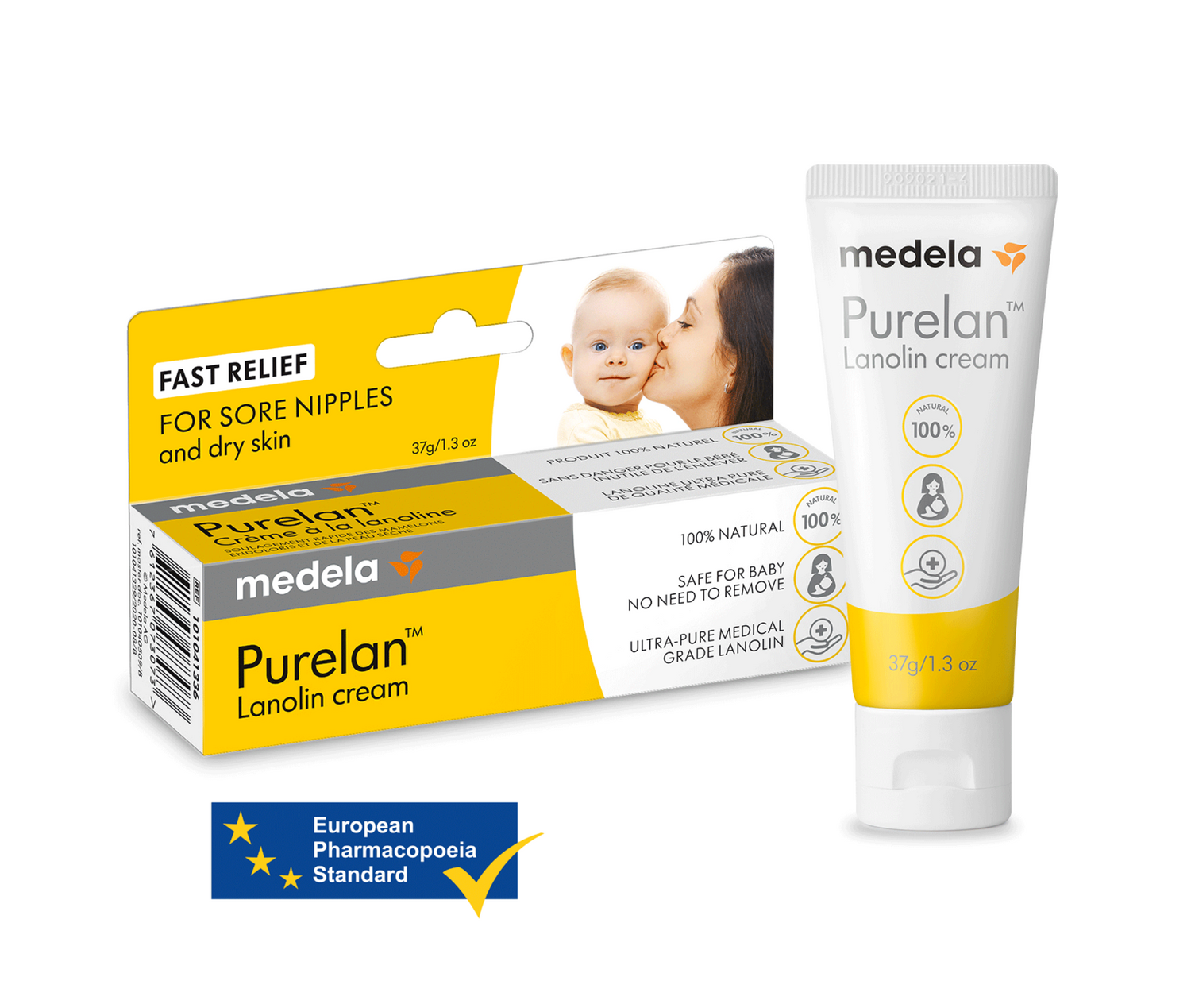 Medela Purelan™ – Crema alla Lanolina | Sollievo Naturale per Capezzoli Sensibili