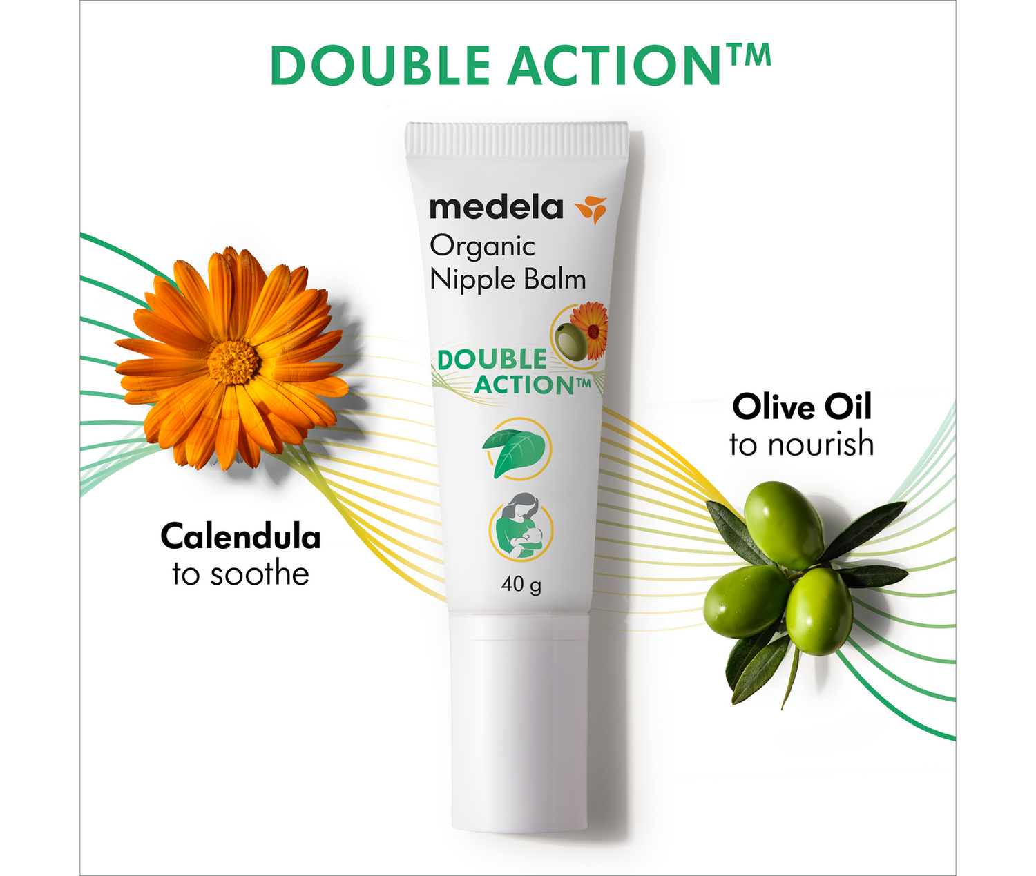 Medela Balsamo per Capezzoli Organic & Vegan | Sollievo Naturale Senza Lanolina