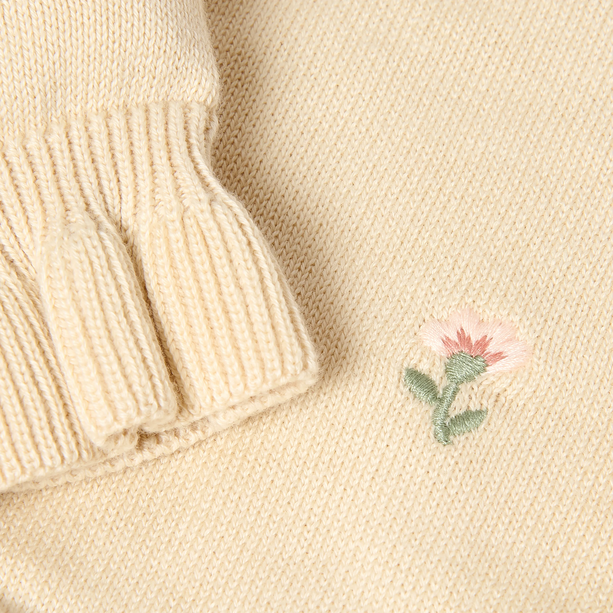 Maglione Knitted Little Dutch Vanilla | Capo delicato e caldo per l'inverno