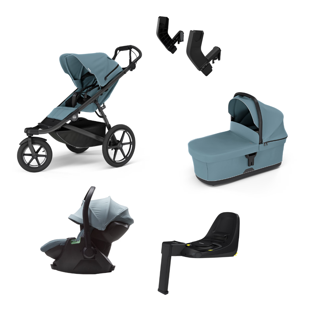 Trio Thule Urban Glide 3 Travel System Bundle – Mobilità completa dalla nascita per famiglie attive