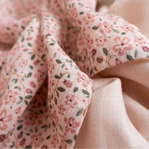 Mussole Set 2 Pezzi 70 × 70 cm Little Dutch Fairy Floral & Blossom