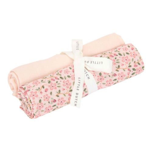 Mussole Set 2 Pezzi 70 × 70 cm Little Dutch Fairy Floral & Blossom