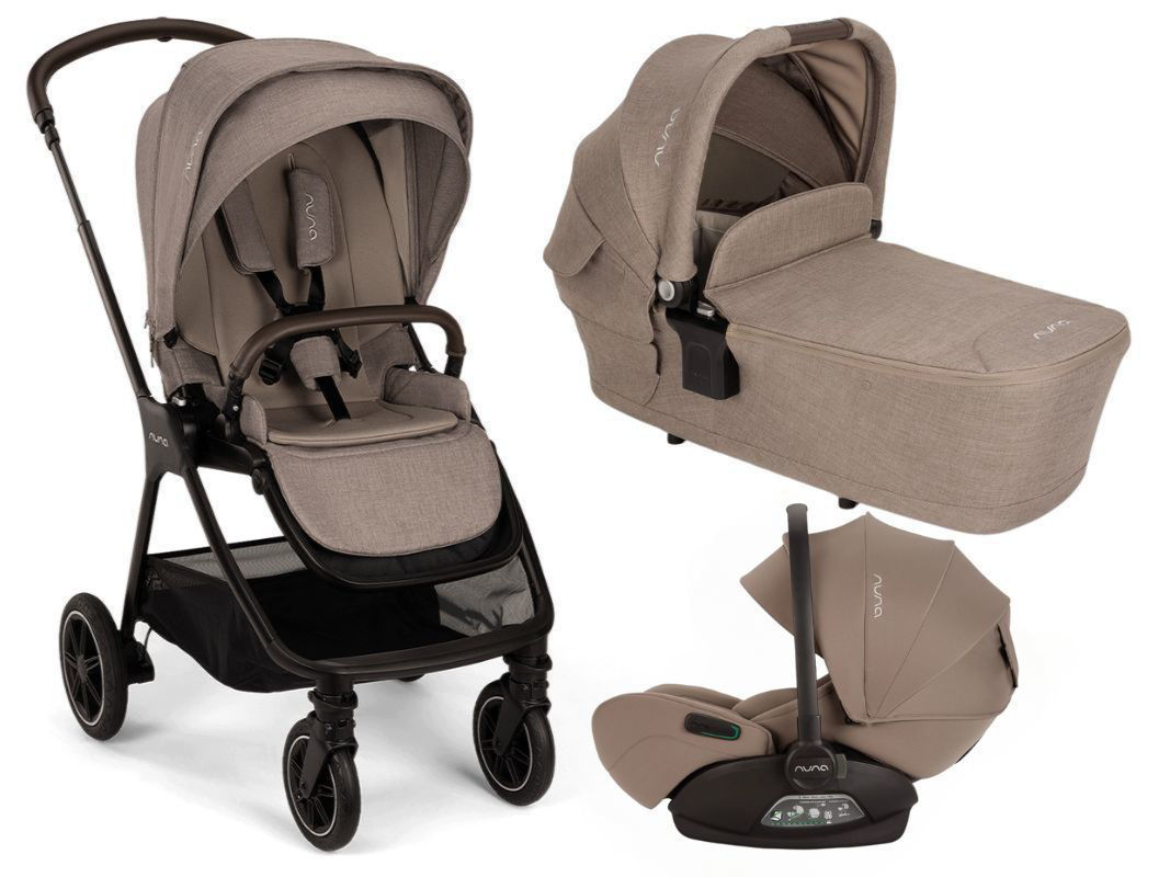 Trio Nuna TRIV™ Next con Navicella LYTL™ e Seggiolino Auto ARRA™ FLEX – Compatto, urbano, completo dalla nascita