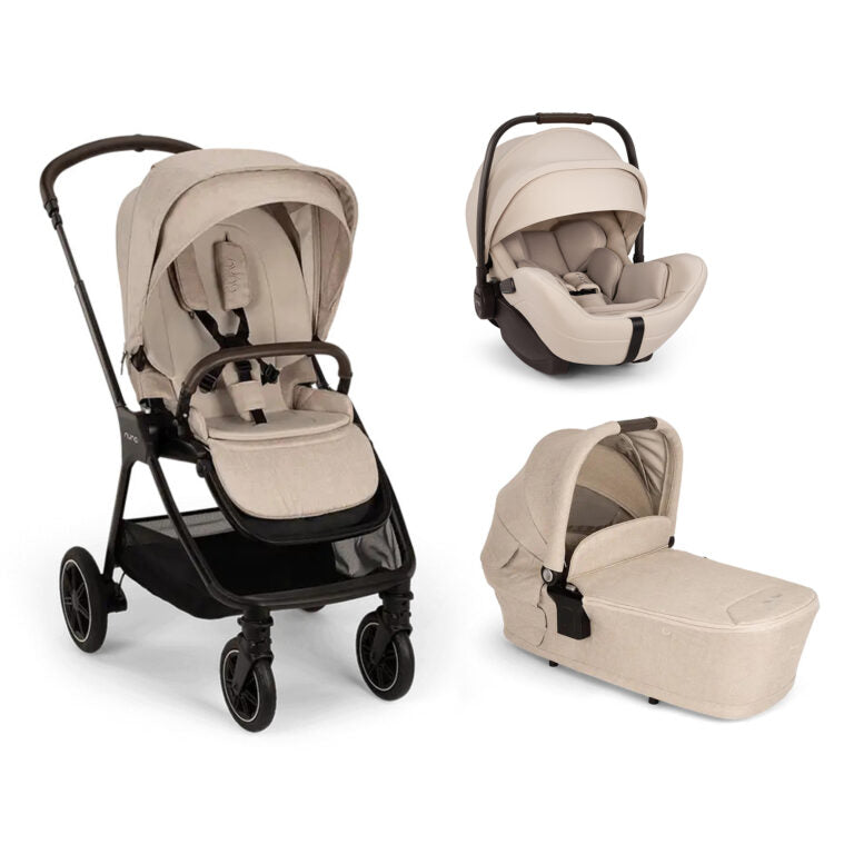 Trio Nuna TRIV™ Next con Navicella LYTL™ e Seggiolino Auto ARRA™ FLEX – Compatto, urbano, completo dalla nascita