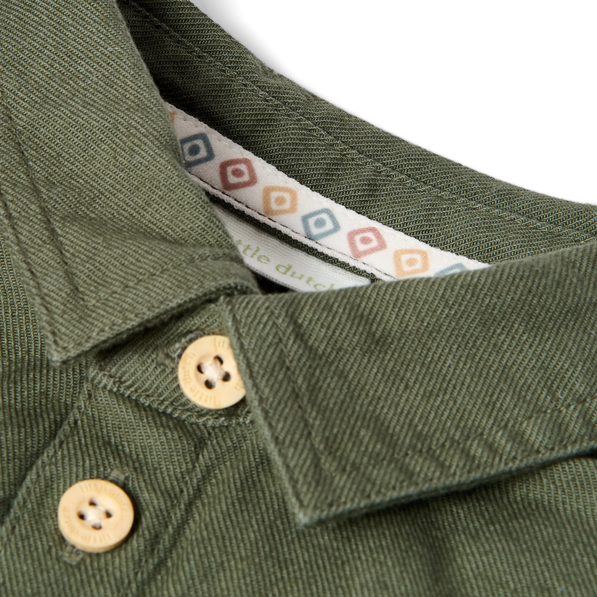 Camicia Overshirt Little Dutch Deep Olive | Sovracamicia perfetta per completare gli outfit