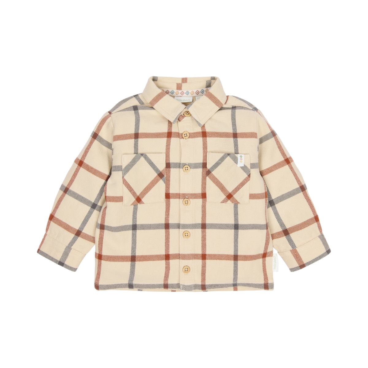 Camicia Overshirt Little Dutch Safari Check | Il fascino del motivo a quadri per l'inverno