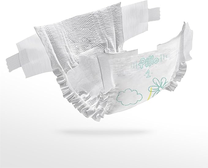 Pillo Pannolini Misura 1 Newborn (2–5 kg) – Confezione Scorta 198 pezzi (6×33)