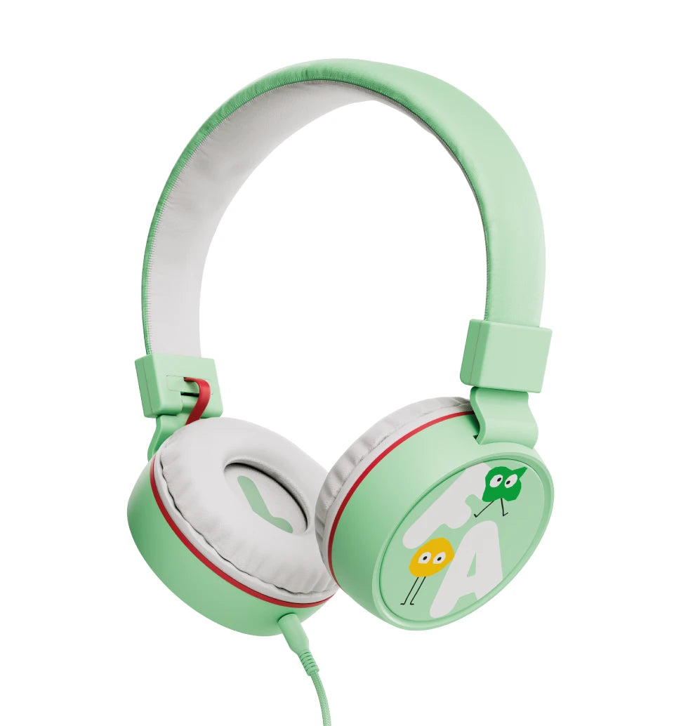 FABA Cuffie Tutum con Cavo | Cuffie Audio per Bambini per Ascoltare Storie, Musica e Canzoni