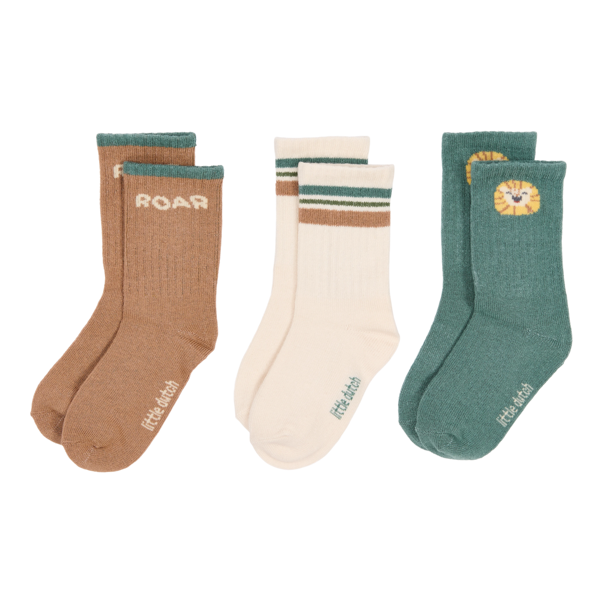 Pack 3 Calze Invernali Bimbo Fantasia Little Dutch | Tre fantasie da coordinare agli outfit