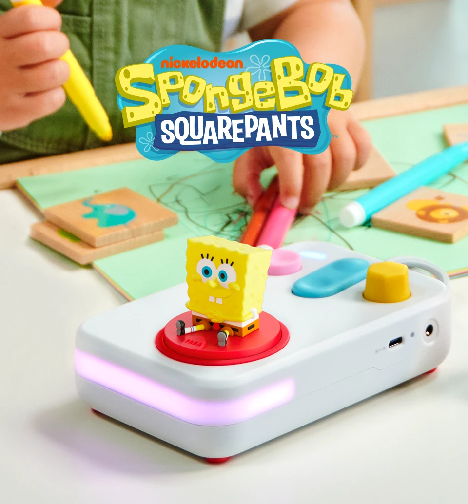 FABA Personaggio Sonoro SpongeBob Avventure a Bikini Bottom | Storie Audio per Bambini con SpongeBob SquarePants