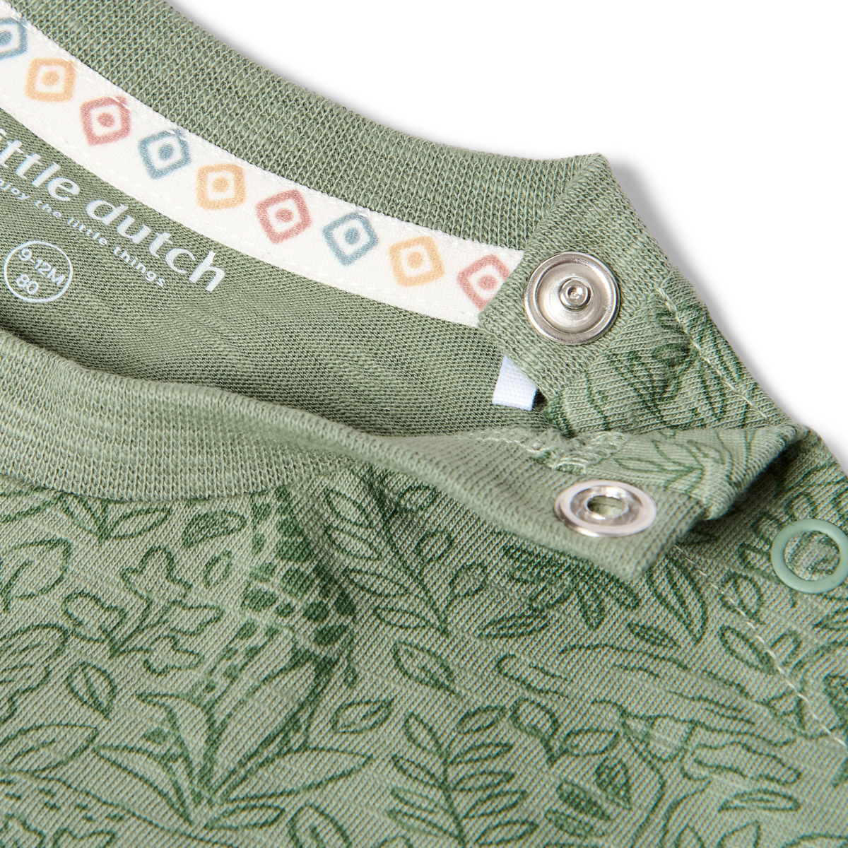 Maglietta a Maniche Lunghe Little Dutch Safari Dreams Green | Una fantasia ispirata al mondo safari