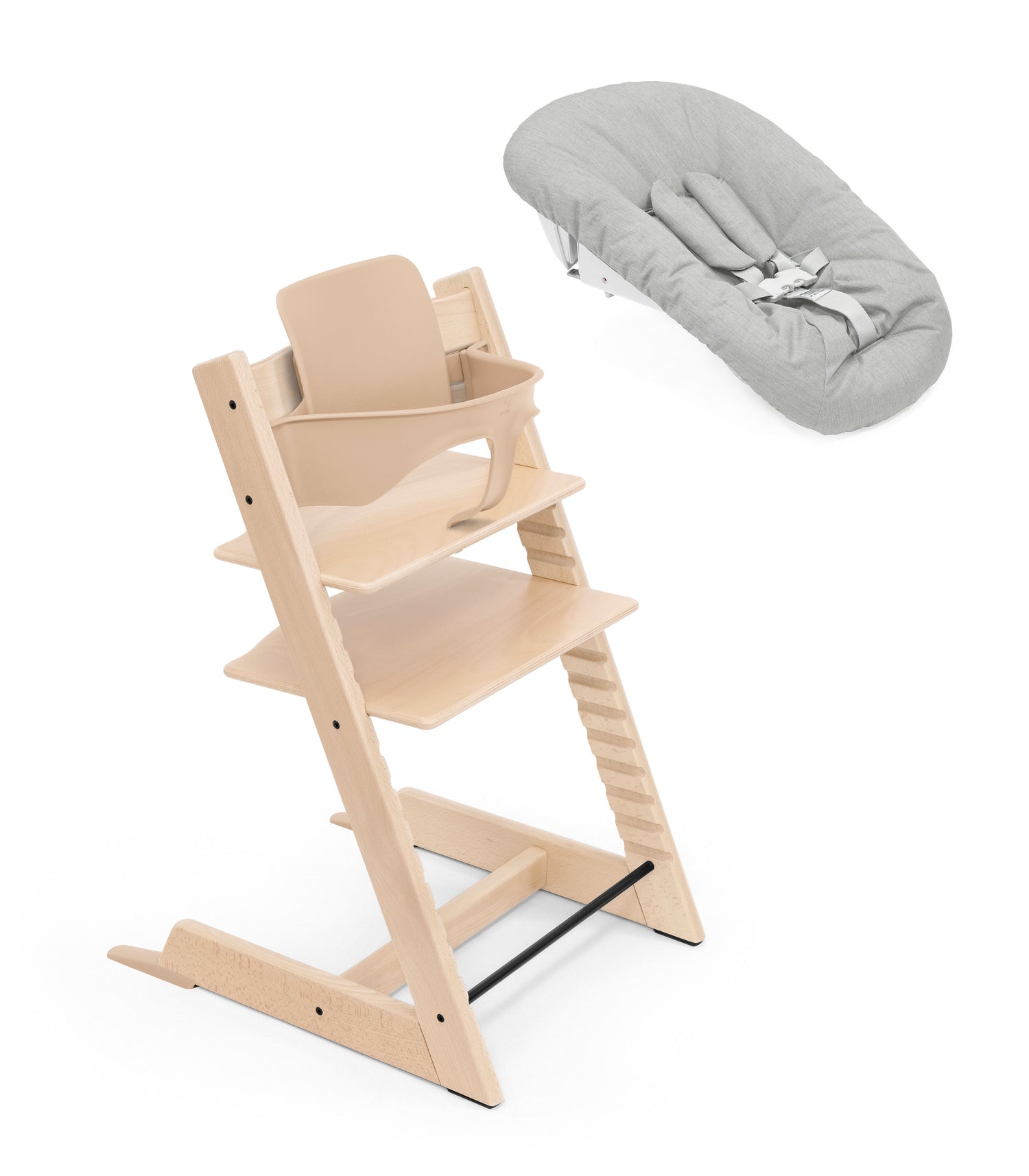 Stokke® Tripp Trapp® con Newborn Set + Baby Set² – Bundle completo dalla nascita