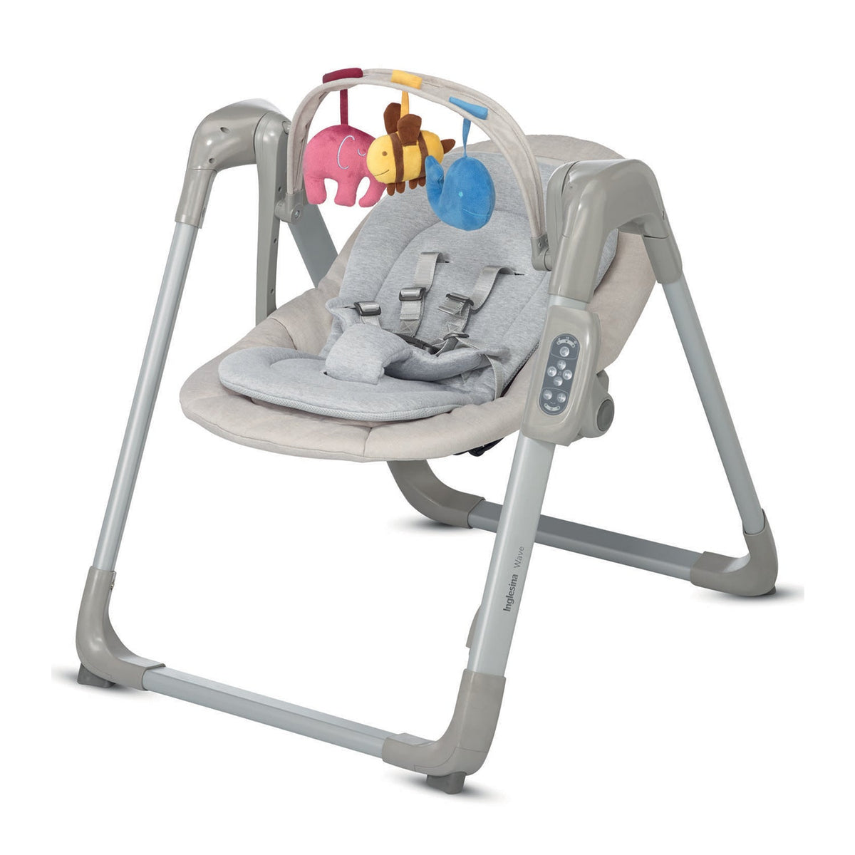 Altalena Musicale Inglesina Wave | Sdraietta a Dondolo per Neonato con Melodie e Movimento Oscillante