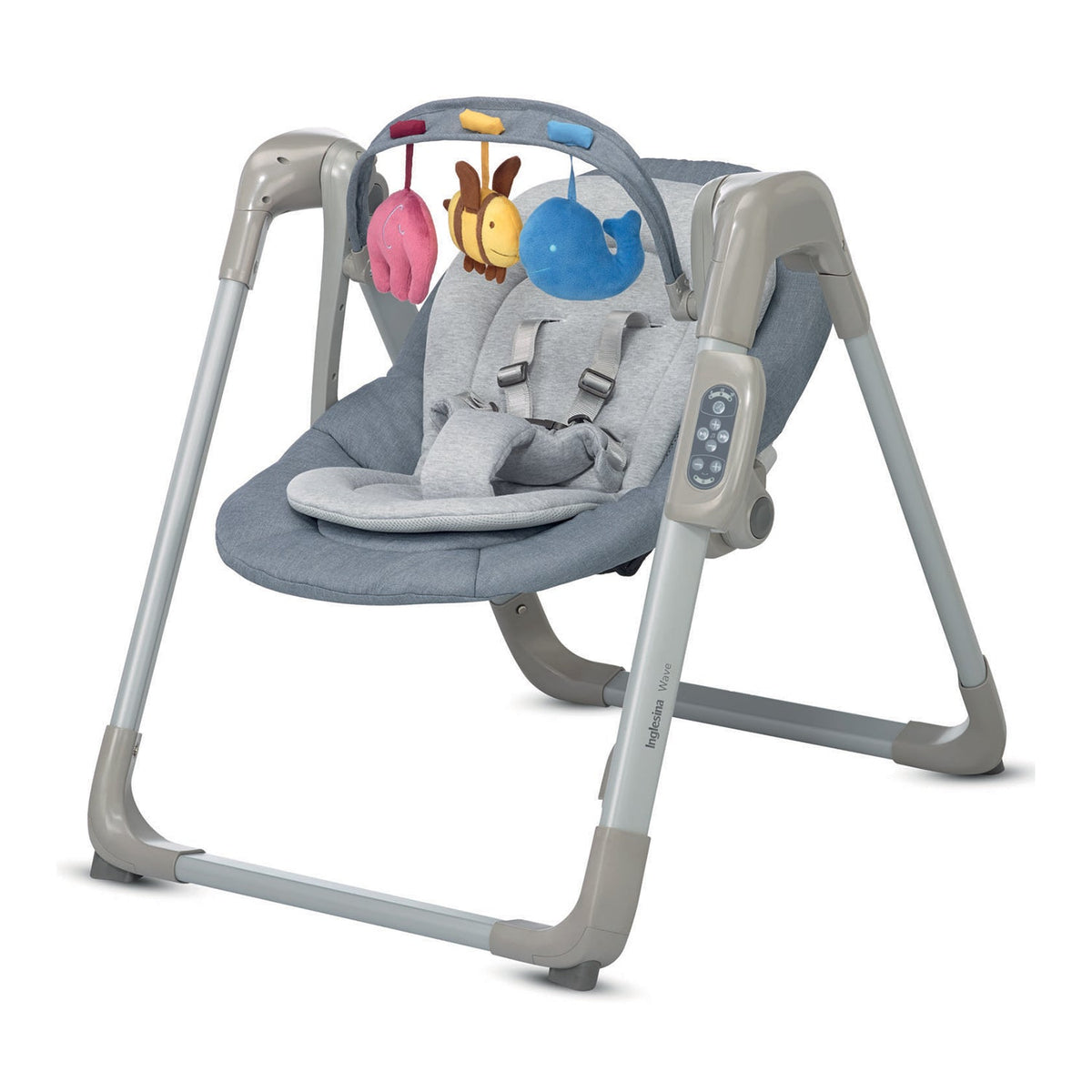 Altalena Musicale Inglesina Wave | Sdraietta a Dondolo per Neonato con Melodie e Movimento Oscillante