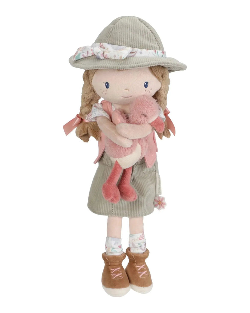 Bambola Morbida Safari Rosa Little Dutch 35 cm