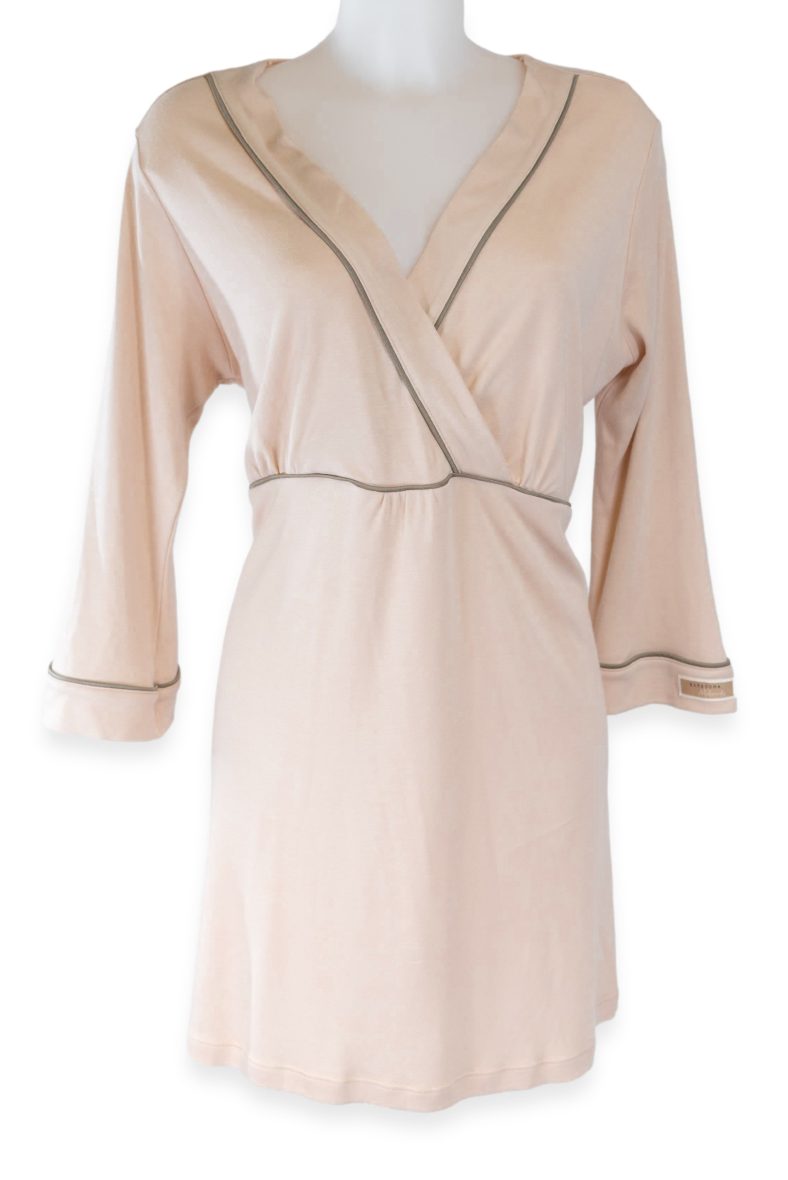 Camicia da notte Premaman & Allattamento Bamboom Nude Pink