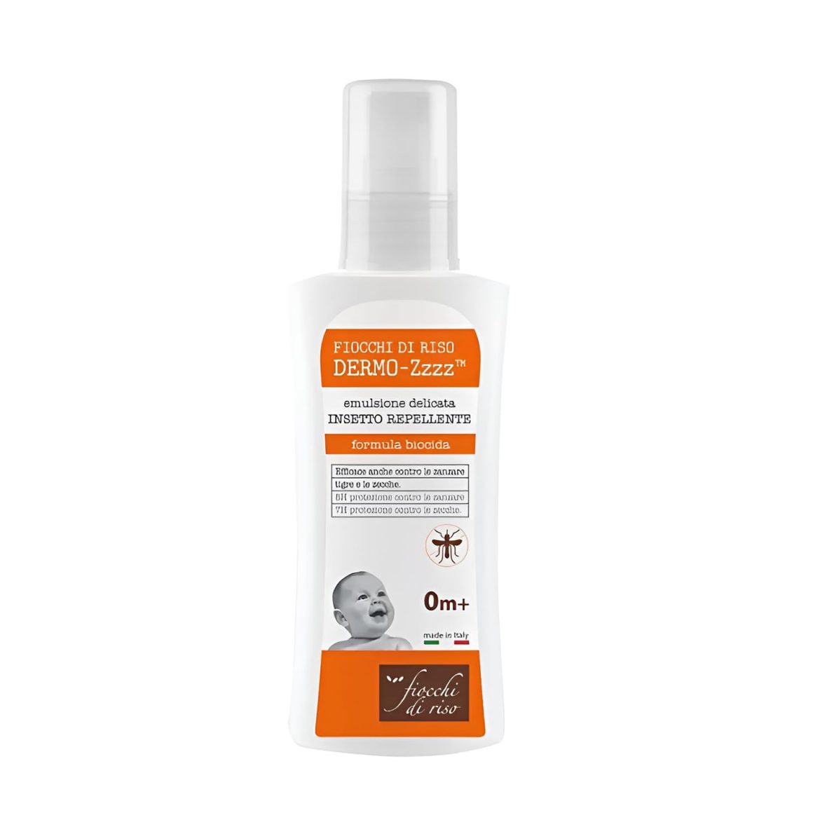 Insetto Repellente Fiocchi di Riso Dermo-Zzzz 100ml