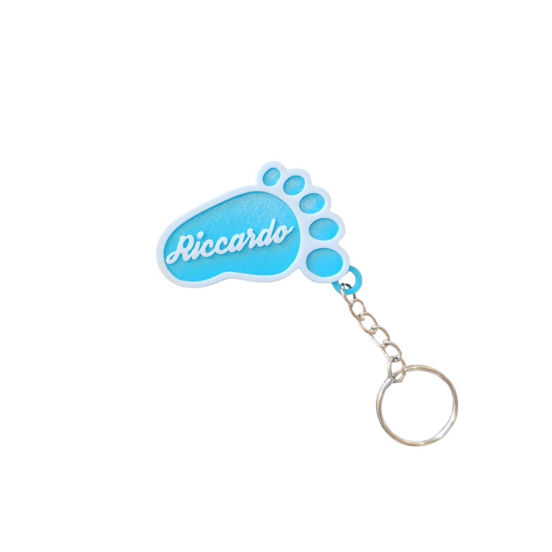 Portachiavi con Nome Personalizzato