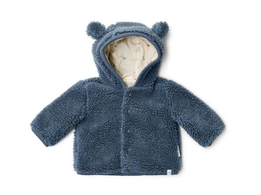 Little Dutch Teddy Cardigan Blue