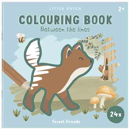 Coloring book Little Dutch Forest Friends